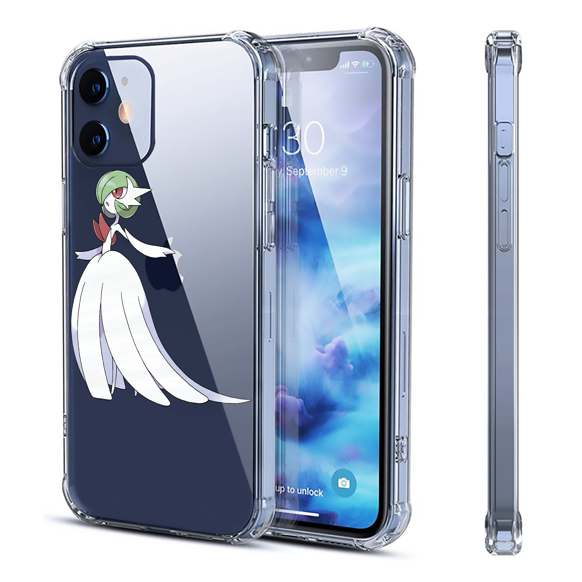 （画像用） ポケットモンスター Pokémon 【iPhone 12シリーズ対応】透明スマホケース（クリアソフトケース）